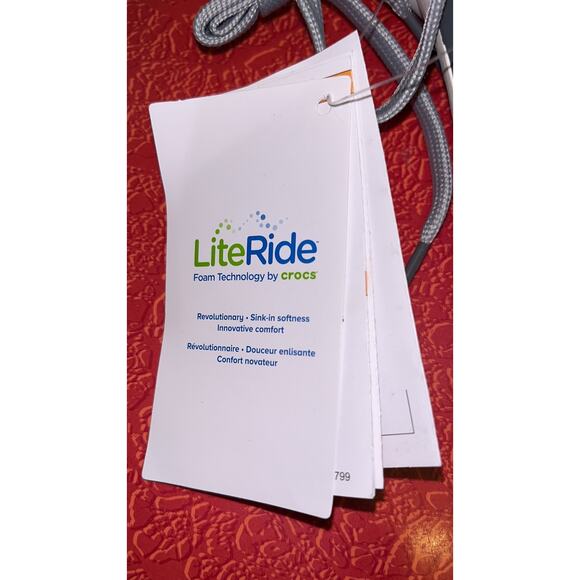 Crocs LiteRide 360 Pacer 206705 Running/ Casual Shoes Women's Size 6 - Gray - Picture 8 of 11